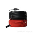 6mm² 2.5mm2 Solar Panel Extension Cable with 10-14 AWG Connectors: Black and Red Copper Wire for PV Systems